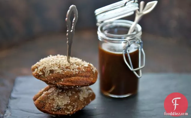 Date And Earl Grey Tea Madeleines With Muscavado Dip