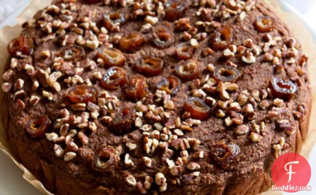 Dark Chocolate Date Cake With Pecans – Gluten Free