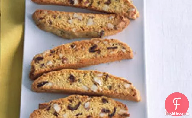 Cornmeal Biscotti With Dates And Almonds