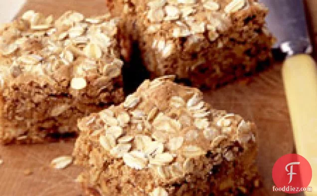 Oatmeal Bars With Dates And Walnuts