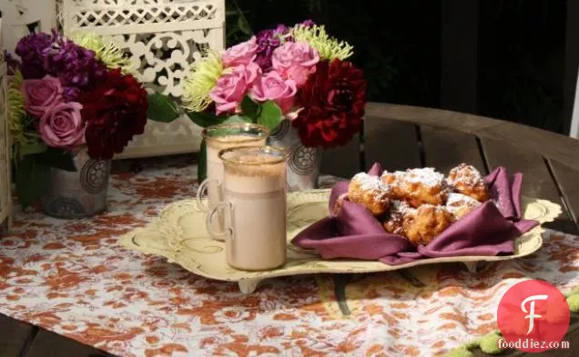 Mexican Chocolate and Date Fritters