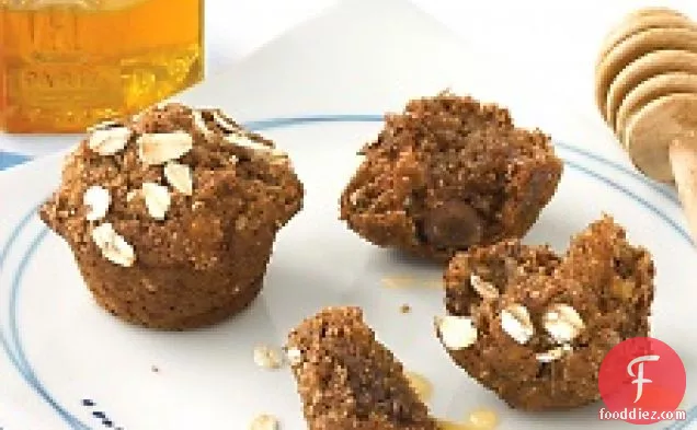Oat Bran-applesauce Mini Muffins