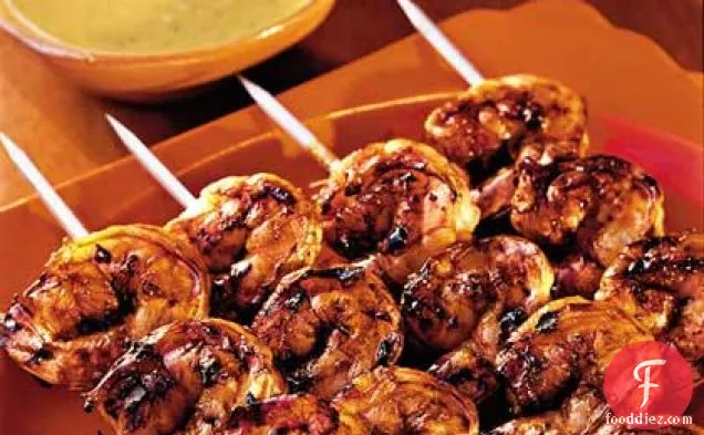 Mexican-Grilled Shrimp with Smoky Sweet Sauce