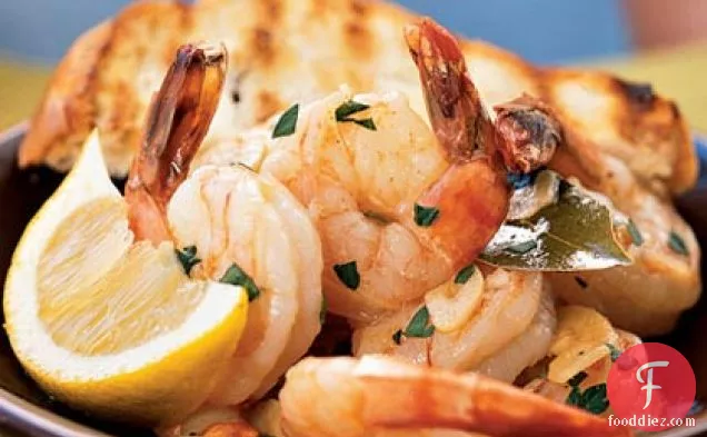 Spanish-Style Shrimp with Garlic