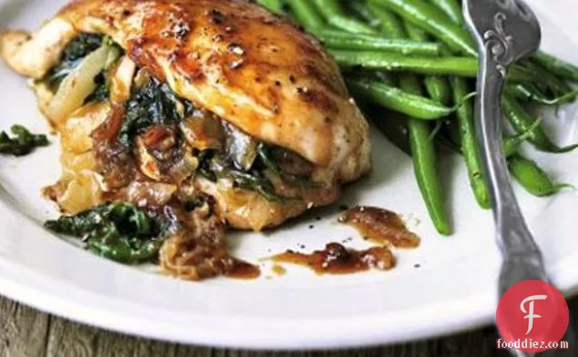 Chicken Stuffed With Spinach & Dates