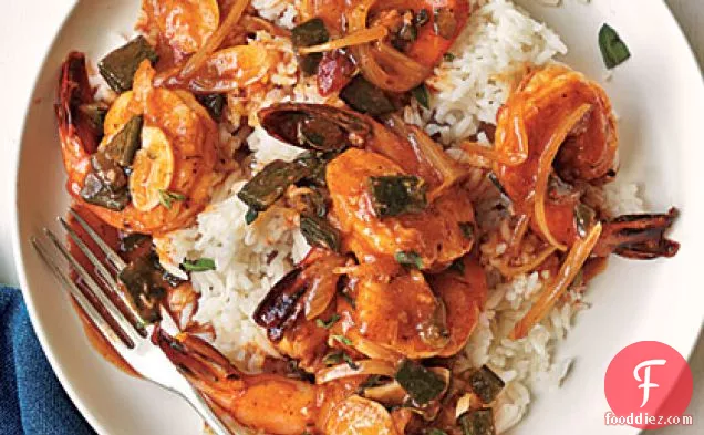 Sautéed Shrimp with Sherry and Chiles