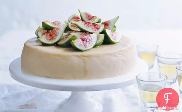 Ricotta Cheesecake And Moscato Figs