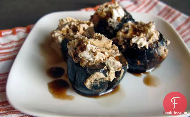 Stuffed Figs With Honey-balsamic Syrup