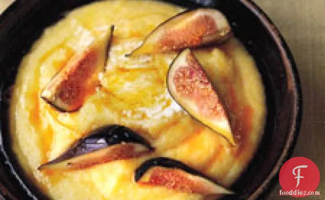 Breakfast Polenta With Figs And Mascarpone