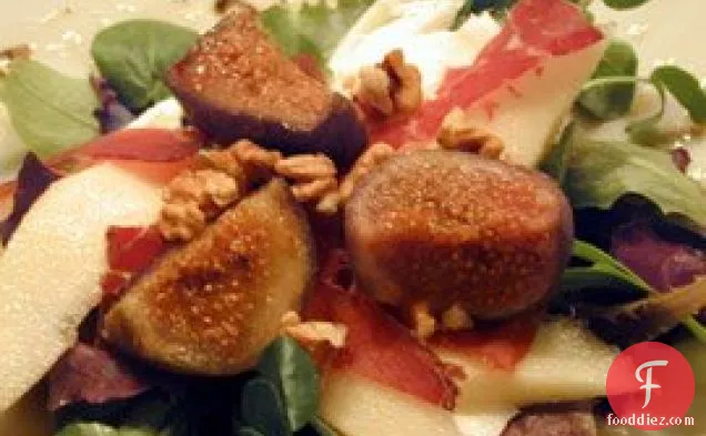 Fig And Pear Salad With Bresaola