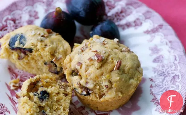 Fresh Fig, Orange, And Pecan Muffins