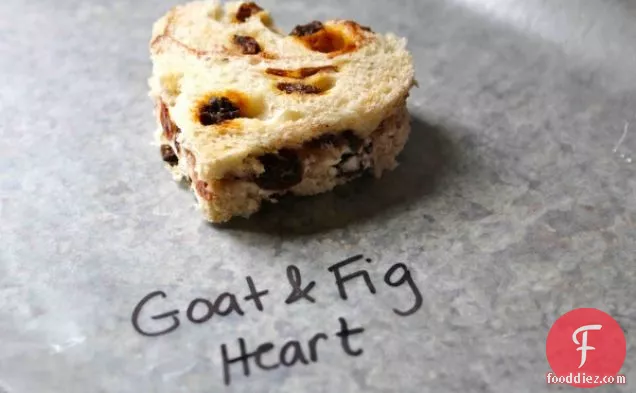 Goat Cheese & Fig Finger Sandwich Recipe
