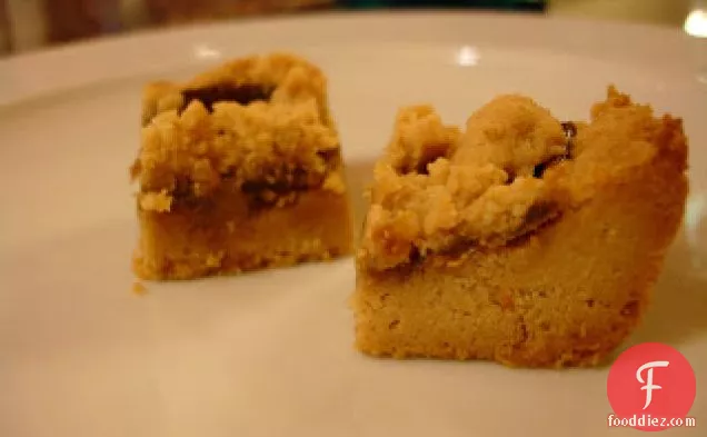 Peanut Butter And Fig Jam Shortbread Bars