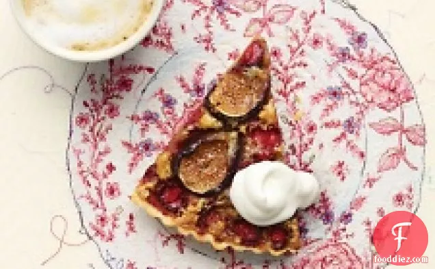 Fig And Strawberry Tart