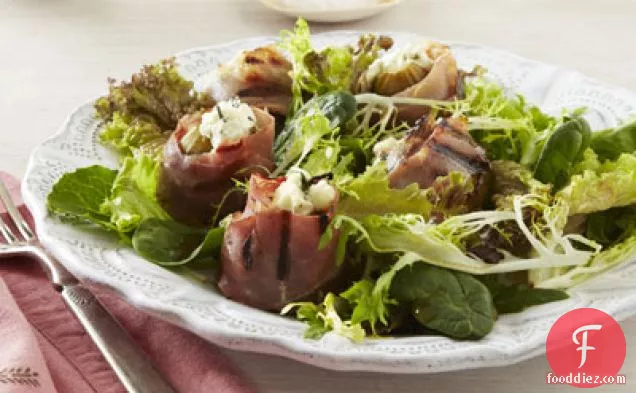 Prosciutto-wrapped Grilled Fig Salad