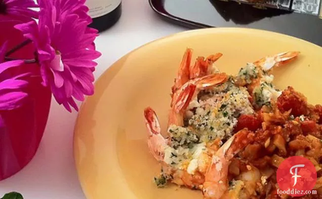 Roasted Shrimp With Feta: Guest Blogger Aileen Morgan