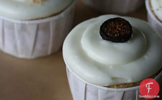 Fresh Fig And Almond Cupcake Bombe