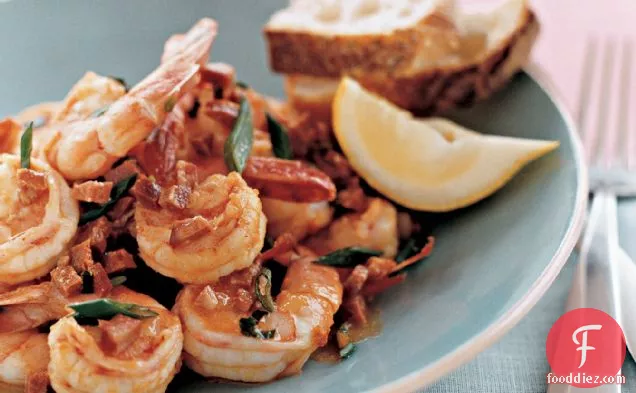 Pan-Seared Shrimp with Hot Chorizo Butter
