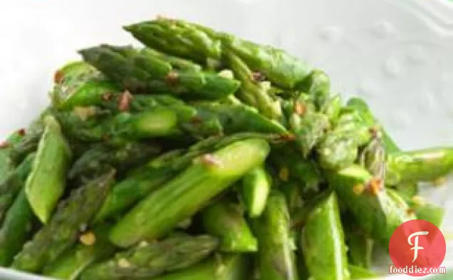 Asparagus With Anchovies & Garlic