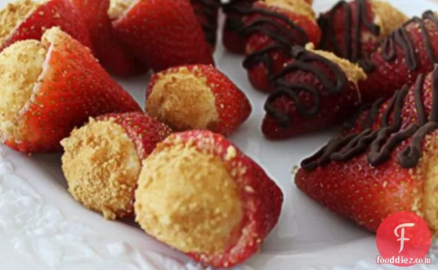 Cheesecake Stuffed Strawberries