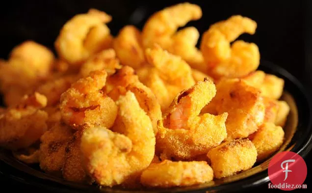 Healthy Baked Popcorn Shrimp