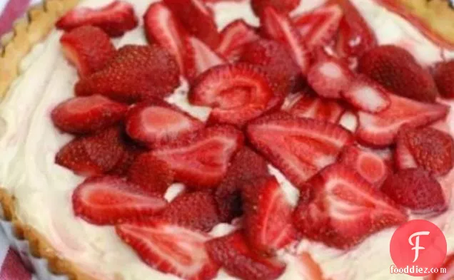 Strawberry Lemon Cream Tart