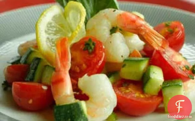 Sauteed Shrimp With Zucchini