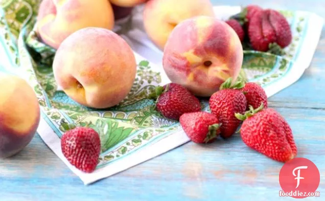 Strawberry Peach Freezer Jam