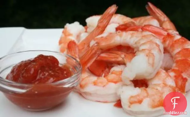 Classic Shrimp With Cocktail Sauce