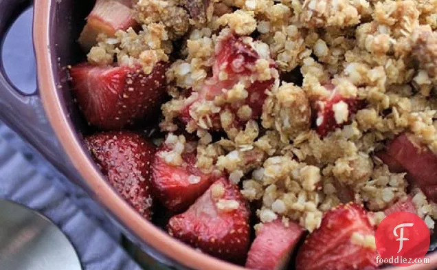 Strawberry Rhubarb Crumble Recipe