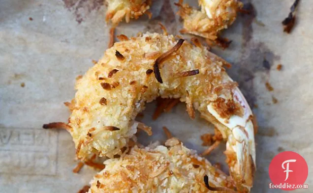 Baked Coconut Shrimp With Spicy Honey Drizzle