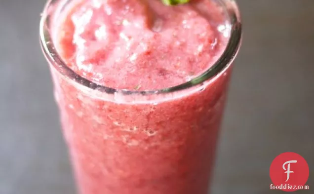 Strawberry, Lychee & Mint Smoothie