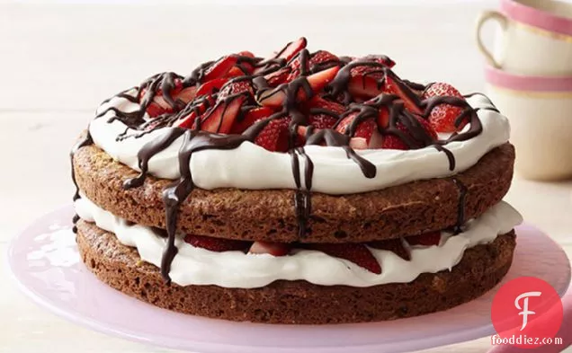 Chocolate-Strawberry Shortcake