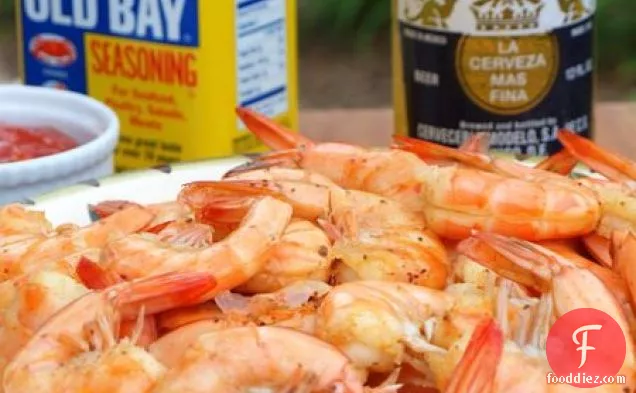 Peel N’ Eat Shrimp With Homemade Cocktail Sauce