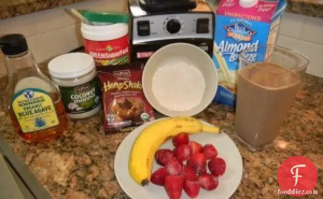 Chocolate Strawberry Banana Smoothie Recipe