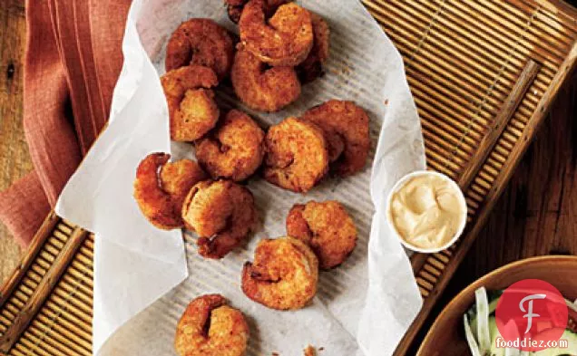 Pan-Fried Shrimp with Creole Mayonnaise