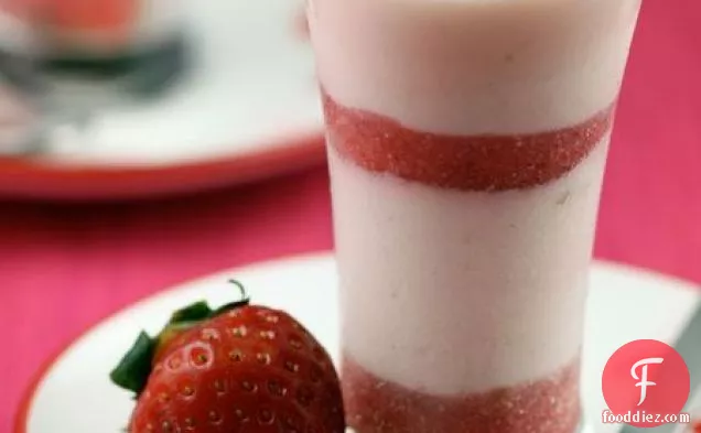 Rose And Strawberry Parfait