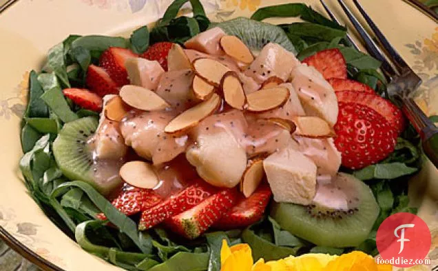Chicken-Spinach-Strawberry Salad