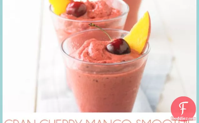 Cranberry Cherry Mango Smoothie