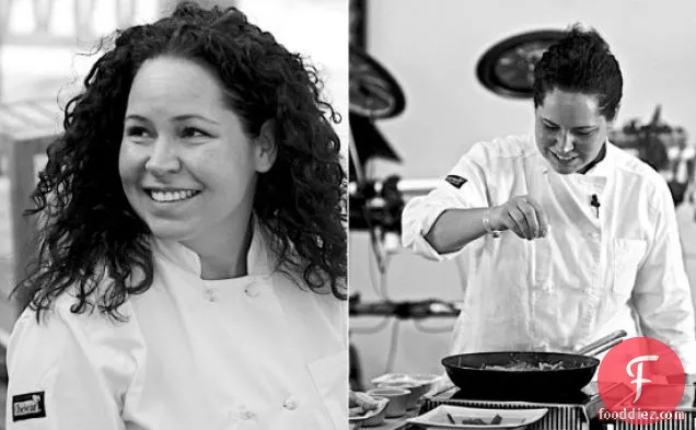 मसालेदार झींगा सलाद के साथ मैंगो और बादाम सफेद गज़्पाचो सूप