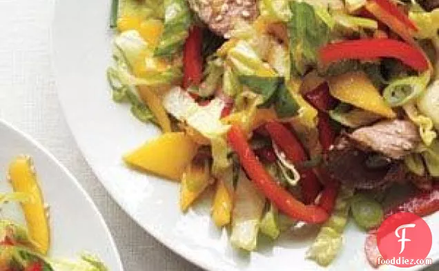 Asian Steak Salad With Mango