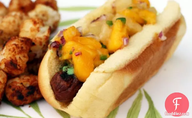 Spicy Mango-pineapple Hot Dogs