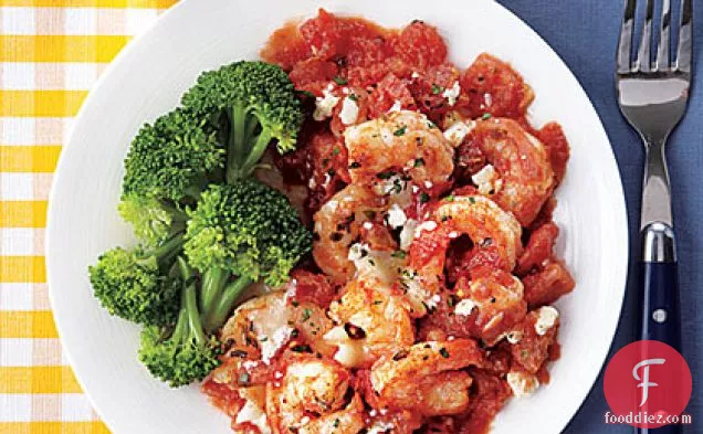 Roasted Shrimp with Tomatoes