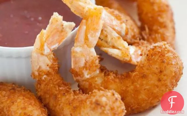 Crispy Coconut Shrimp With Sweet Red Chili Sauce