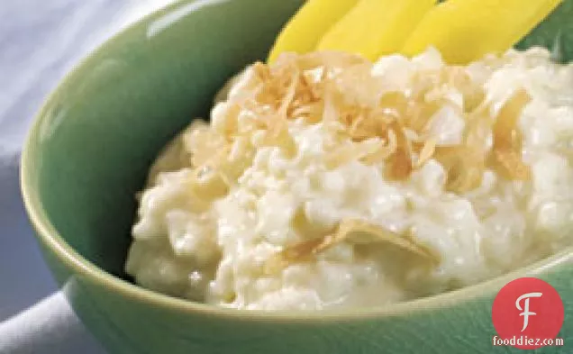 Coconut Rice Pudding With Mango