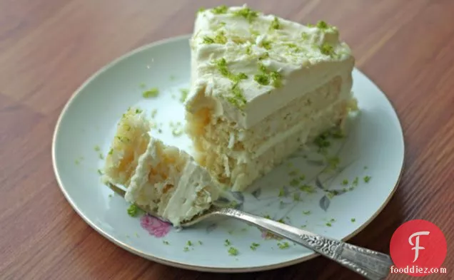 Coconut Lime Cake With White Chocolate Cream Cheese Frosting