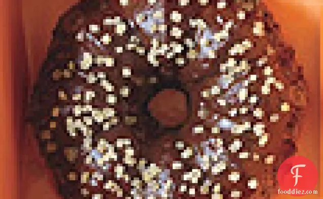 चॉकलेट-अदरक एन्जिल खाद्य केक