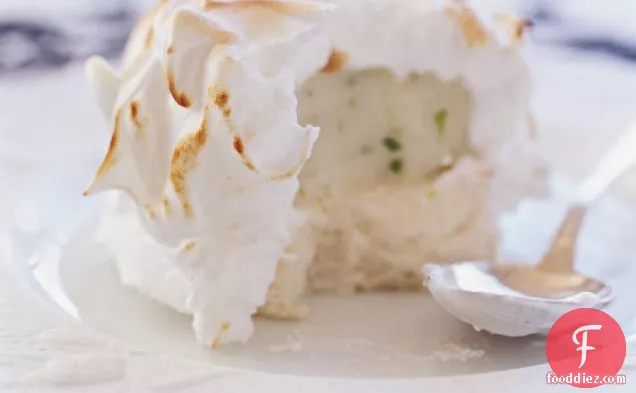 Minty Lime Baked Alaska