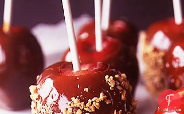 Caramel Apples With Nuts