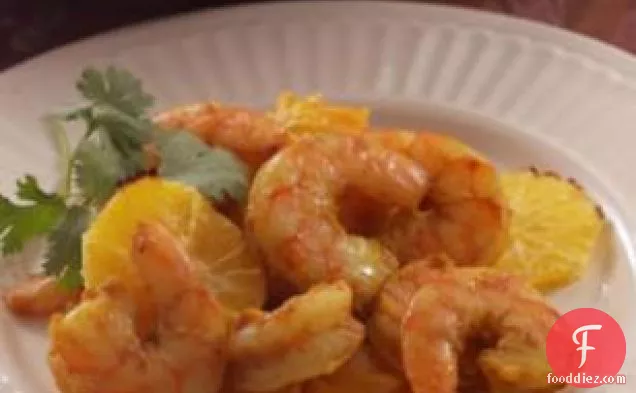Curry-roasted Shrimp With Oranges